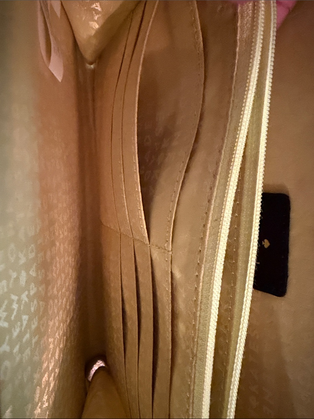 Kate Spade Striped Toucan Crossbody Bag in Black & White - Picture 5 of 12